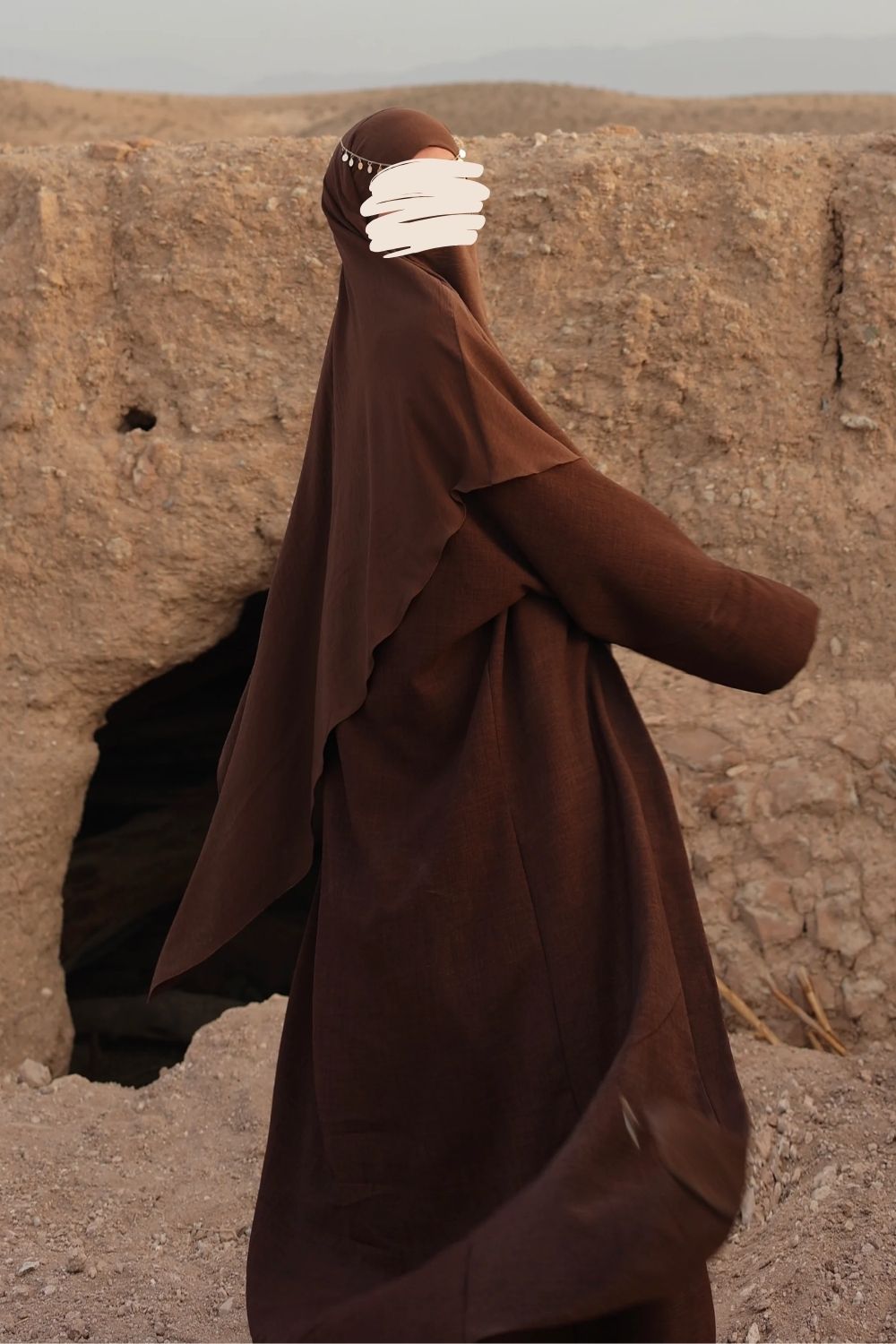 Ensemble Abaya Look Lin - Nomade de l'Atlas